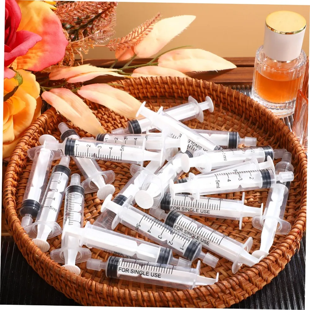 5-30pcPlastic Refillable Perfume Syringe Pump 5ml Portable Liquid Injector Cosmetic Filling Tool For Travel Mini Refill Perfume