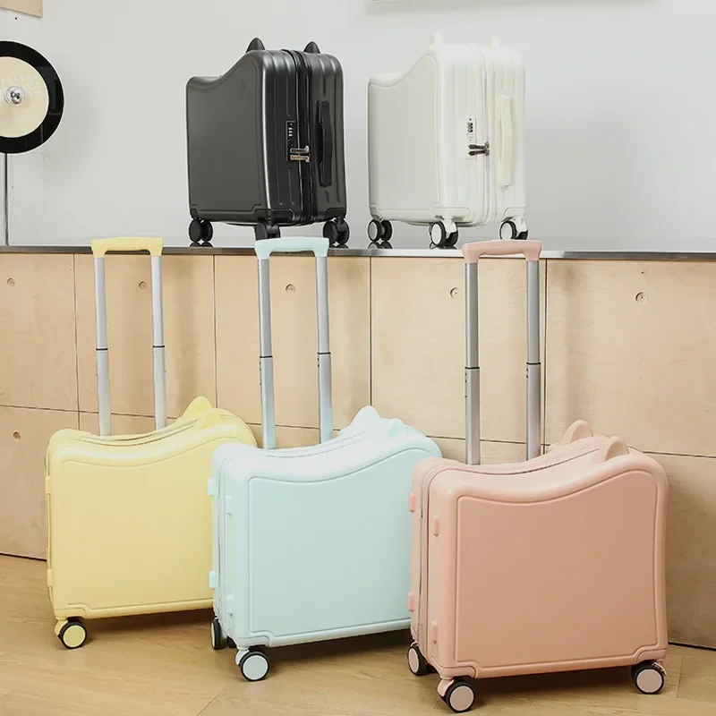 2024 New Suitcase Can Sit and Ride Rolling Luggage Cabin Carry on Travel Bag Trolley Case 20