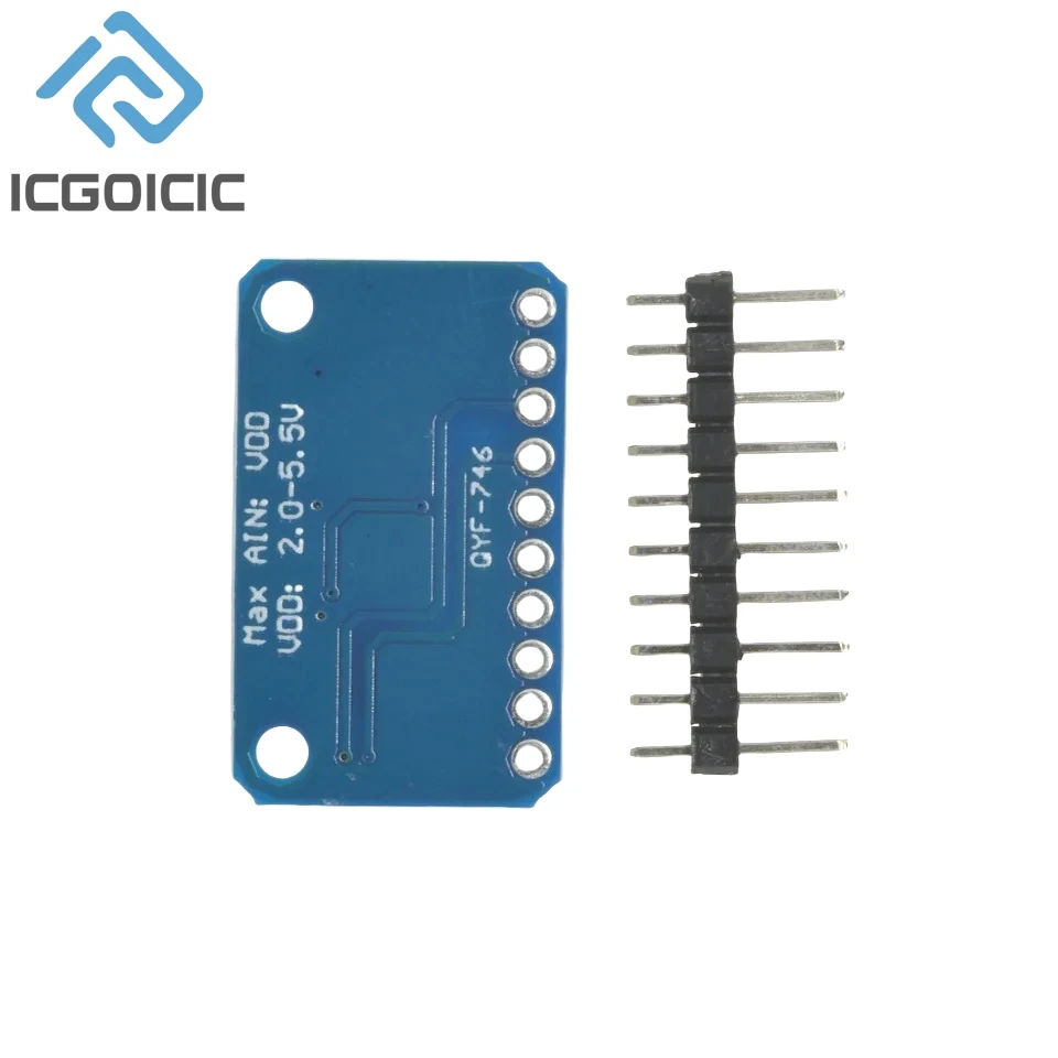ADS1115 ADS1015 16 Bit I2C Module Precision ADC 4 Channel Development Board Pro Gain Amplifier 2.0V to 5.5V for Arduino RPi image 5