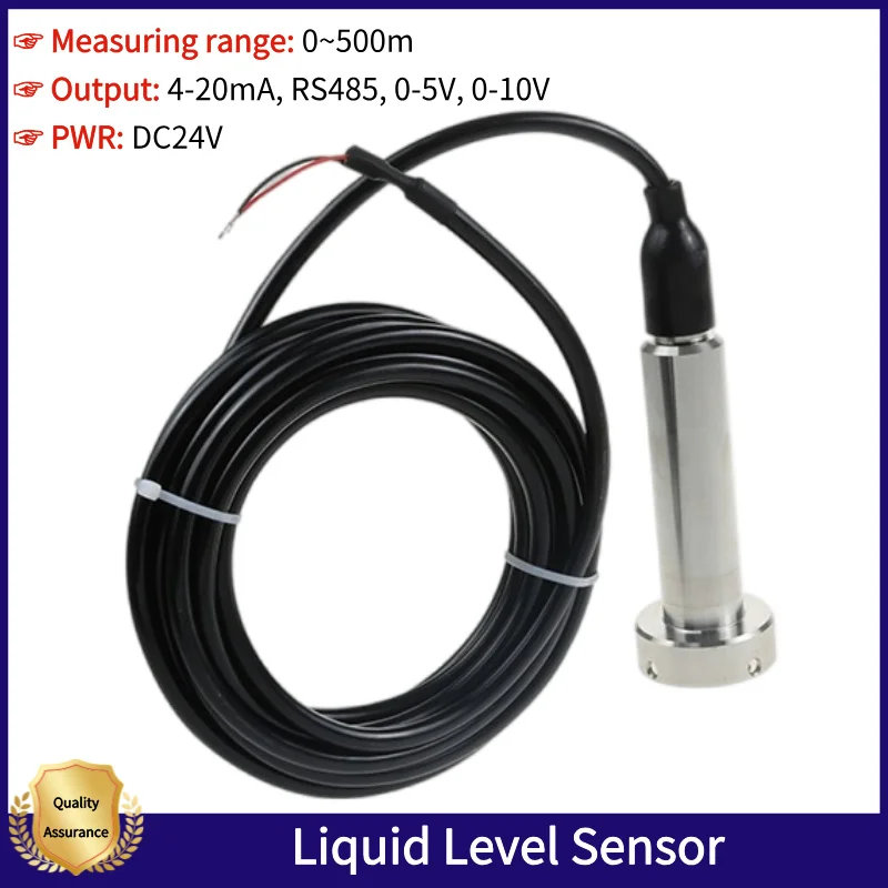 

Liquid Pressure Level Sensor RS485 4-20ma Sewage Dirty Waste Water Level Sensor Transducer Digestion Tank Level Transmitter