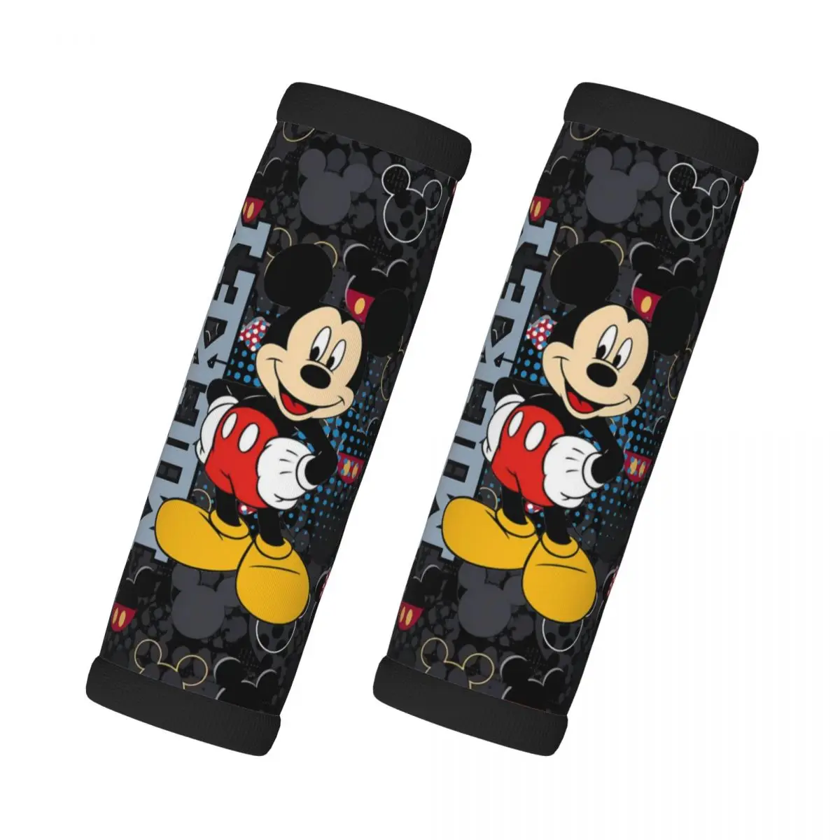 

Custom Mickey Mouse Cartoon 2 Pcs Luggage Handle Wrap Soft Grip Handle Cover Comfortable Neoprene Suitcase Identifier Travel