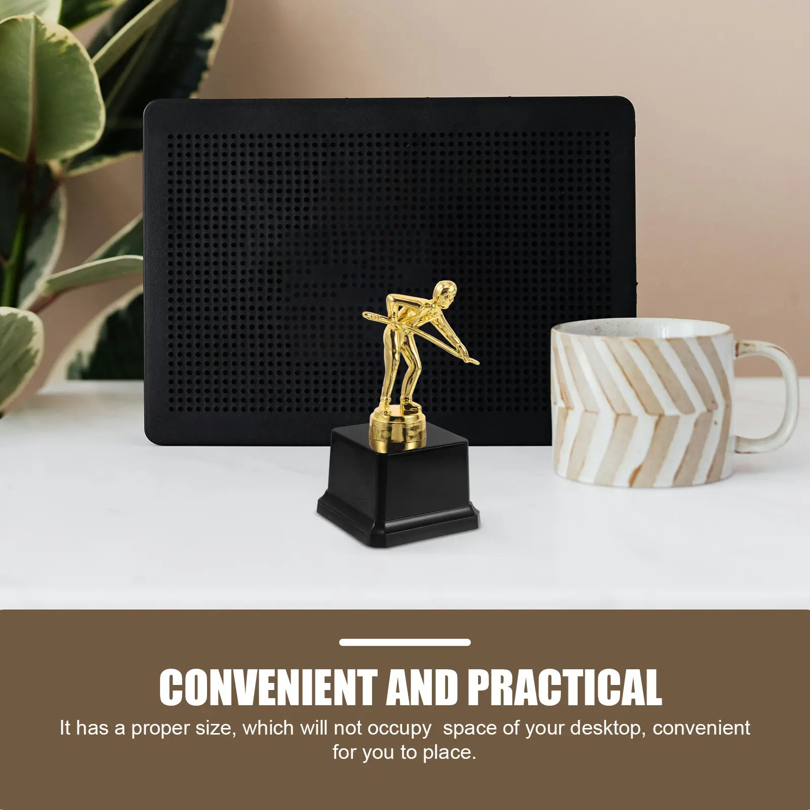 Snooker Trophy Billiard Player Statue Party Gold Award Cup Billiards Tournament Awards Trophies