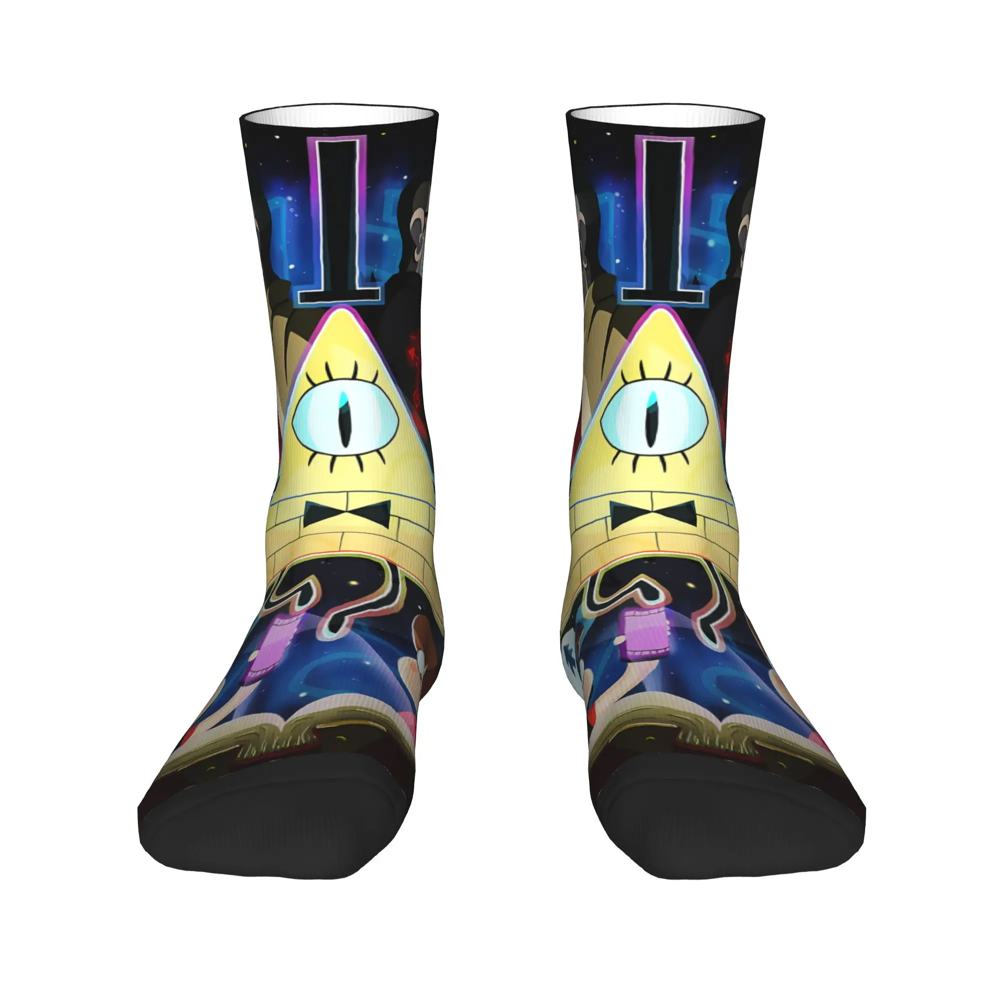 Adults Men Socks  Gravitys Anime Falls Stockings Winter Funny Warm Soft Socks Design Climbing Non Slip Socks