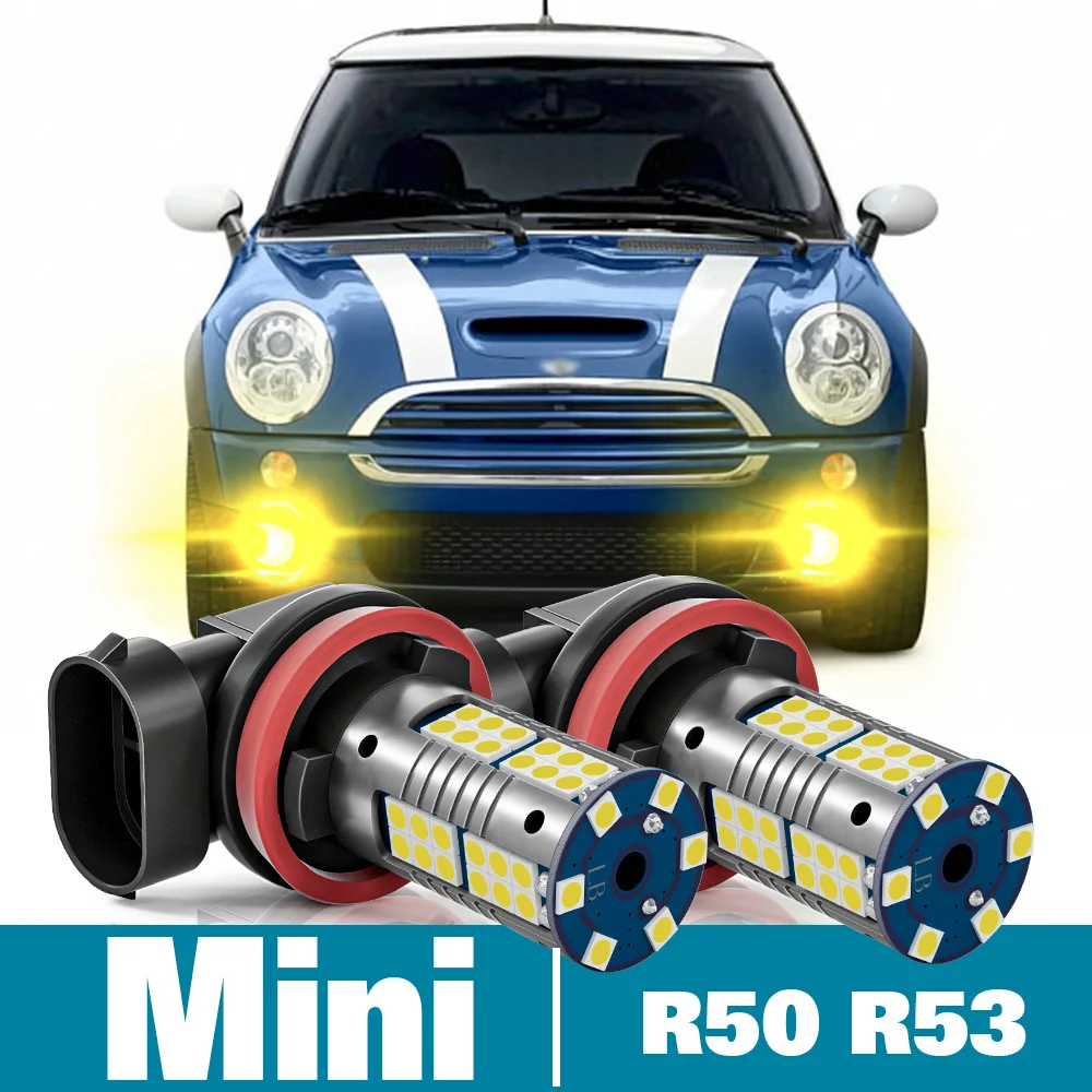 

2 шт. светодиодные противотуманные фары для Mini Cooper R50 R53 аксессуары 2004,07-2006 2004 2005 2006