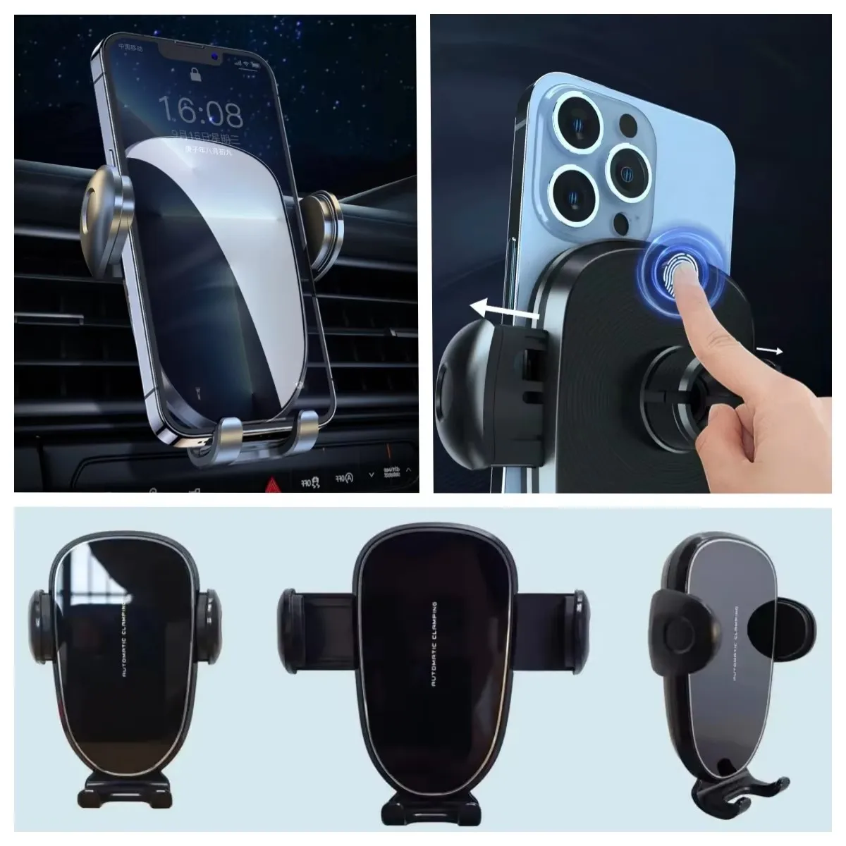 Car Mounted Mechanical Phone Holder Dor Toyota Corolla Levin 2019-2022 9-Inch Screen Navigation Bracket Automotive Accessories