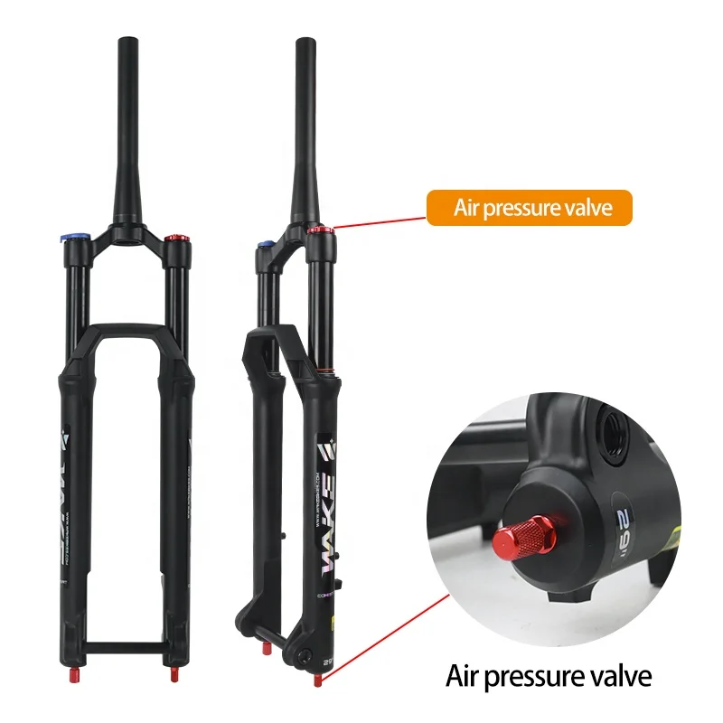 ويك الجبلية مدبب دراجة هوائية شوكة دراجة هوائية 27.5/29 بوصة الهواء الرطوبة شوكة امتصاص الصدمات شوكة سبائك المغنيسيوم