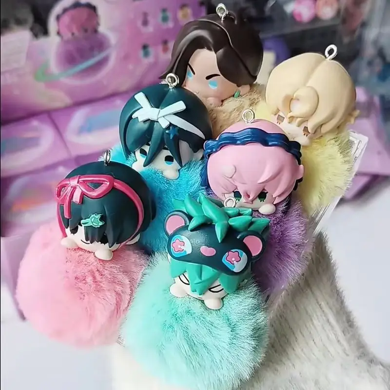 

【In Stock】Anime Alien Stage Character Keychain Luka Till Sua Ivan Mizi Hyuna Maumet Mini Plush Mascot Trendy Blind Box Toy Gifts