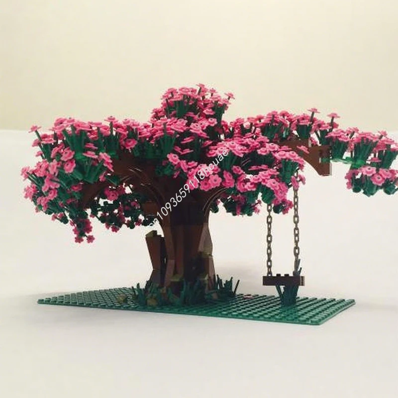 166 個 MOC 桜の木 nan モデルビルディングブロック建築おもちゃアイデア子供クリエイティブ DIY 教育クリスマスギフト