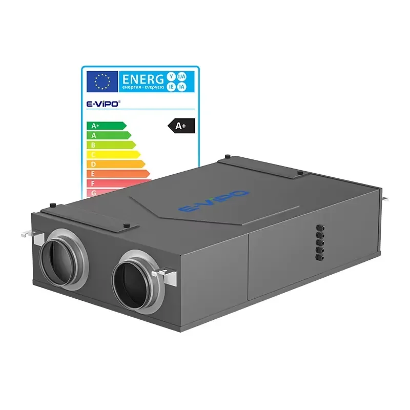 High Efficiency 150m³/h Silent Balanced HRV Air Recuperator Energy Saving ERV Ventilation System Ventilator
