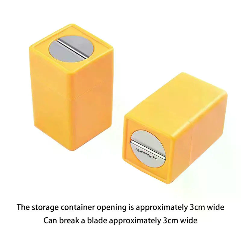 Tool Professional Blades Disposal Container Snap Off Knife Waste Damaged Blades Storage Box Tinting Film Sticker Cutting Can