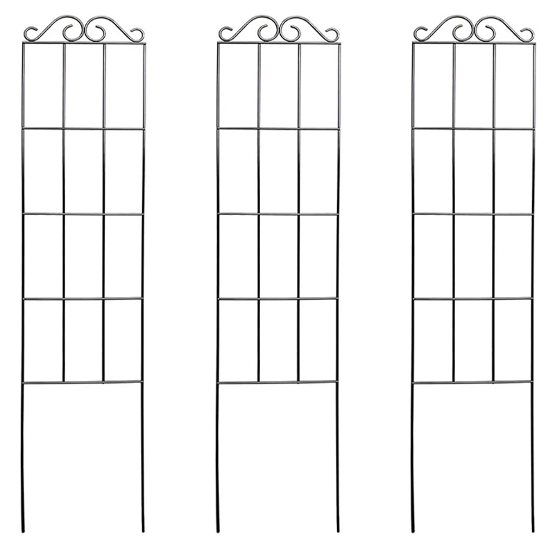 3PCS Garden Plant Climbing Brackets Iron Support for Climbing Plants Suitable for Efficient Vertical Garden Use