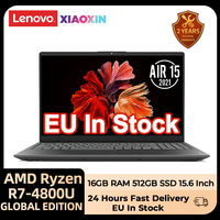 【Super sale】Lenovo Xiaoxin Air 15 Laptop Ryzen Edition AMD Ryzen 7 4800U 16GB DDR4 1TB PCIe SSD 15.6 Inch Notebook Windows 10