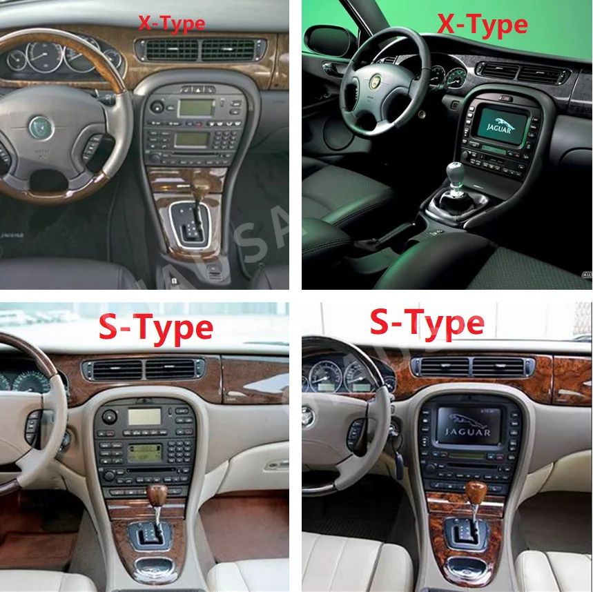 12 256GB For Jaguar XJ X-TYPE S-TYPE 2004-2008 Android 13 Multimedia DVD Player Carplay GPS Navigation Touch Screen Car Radio - view 3