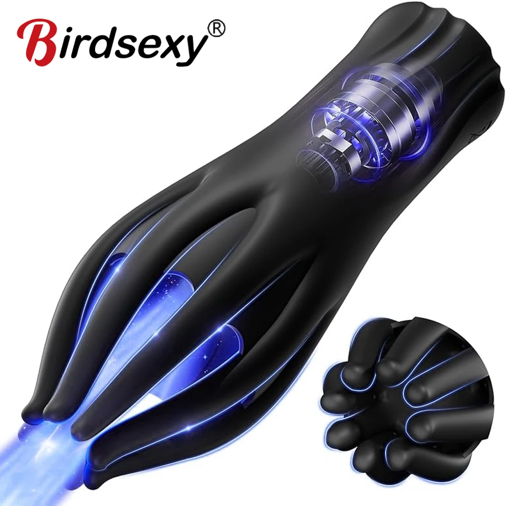 Penis Delay Trainer Exerciser Glans Stimulater Massager Mens Vibrator Male Masturbator Equipment Sex Toys Adult Goods For Men