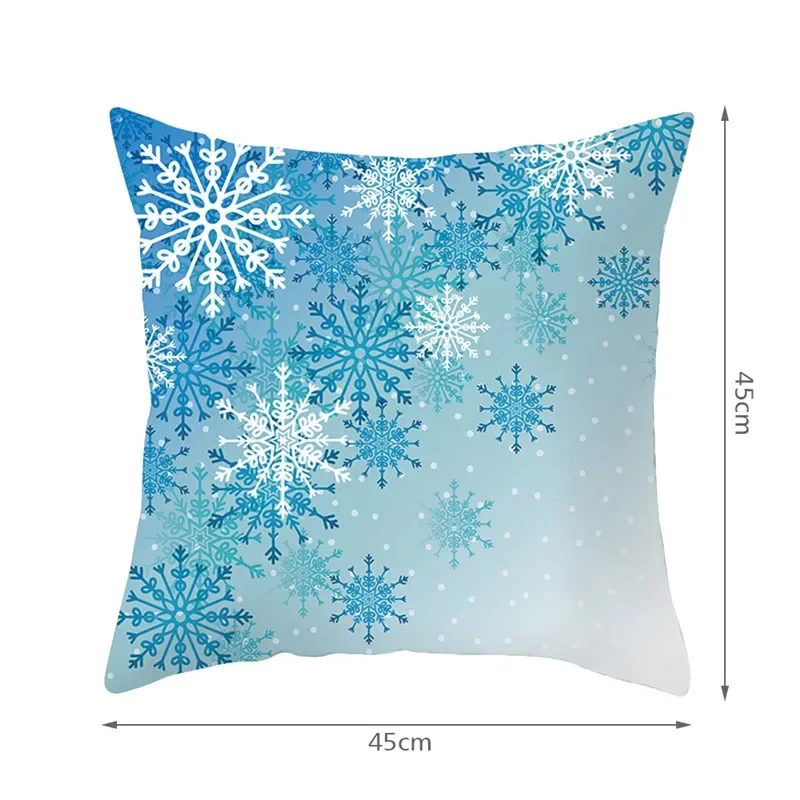 Deer Tree Pillows Cover Winter Style Cushion Cover Christmas Pillow Case Snow Throw Pillows Home Decor for Sofa Car