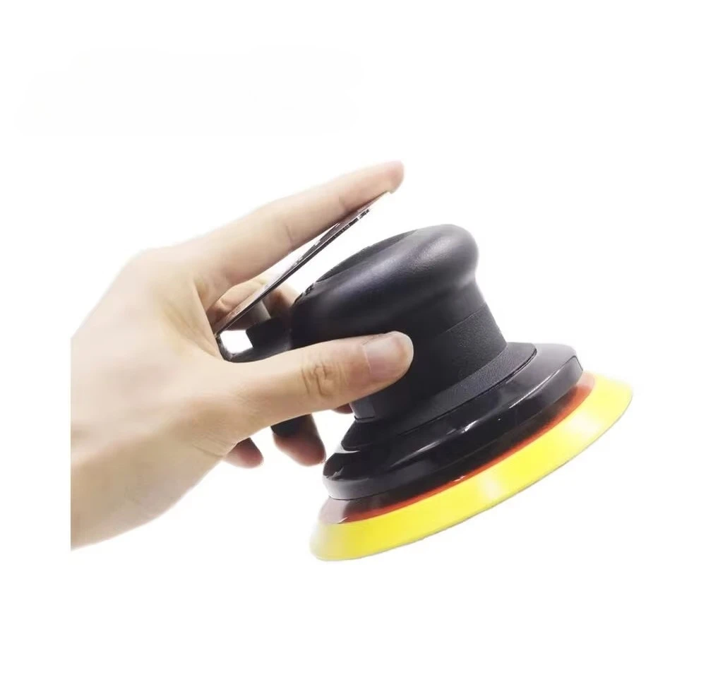 Industrial 10000rpm 5 Inch Pneumatic Air Polisher Machine Random Orbital Sander for Grinding Polishing Descaling Diy Tool