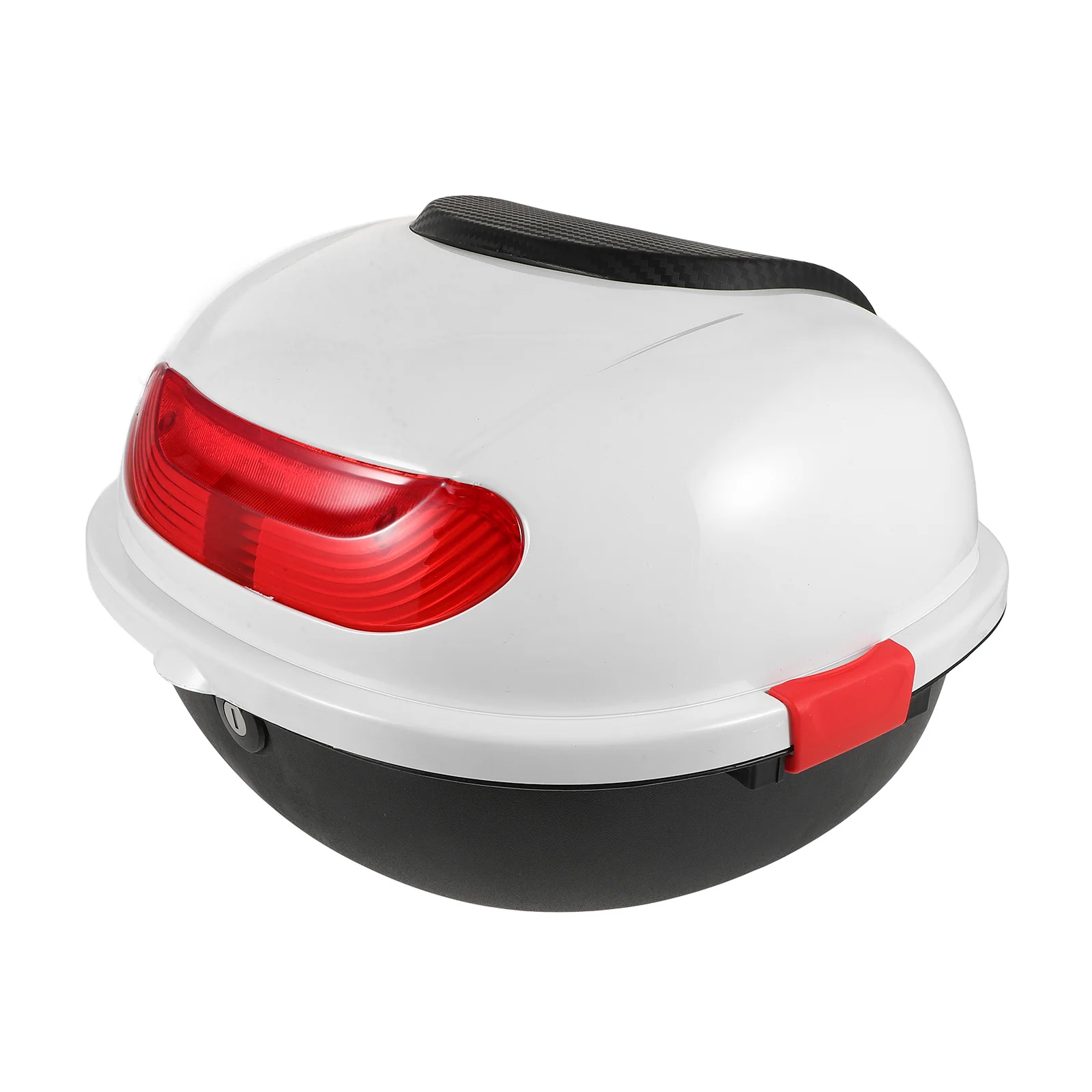 

Motorcycle Tail Box 35L Waterproof Storage Case For Scooter Electric Motorcycle Rear Top Trunk With Key Switch Gas Cap