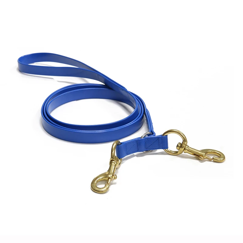 3.6 مللي متر بولي كلوريد الفينيل مقاوم للماء حزام الحصان المقود تخصيص حجم اللون وشعار الأزرق نموذج دعم الرصاص حبل لتدريب الحصان #3