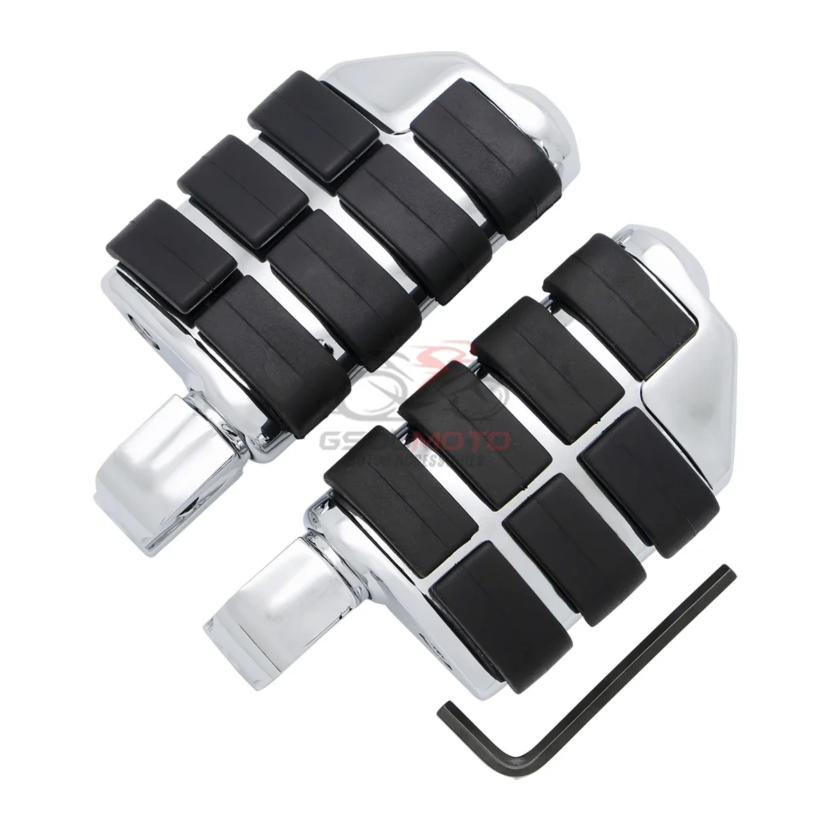 Passenger Footrests Foot Pegs Pedals Footboards For Yamaha Dragstar V-Star 950 XVS950 Royal Star Road Star 1600 1700 - view 5