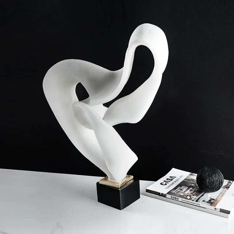 Modern geometric resin streamer bedroom study living room TV cabinet jewelry ornament