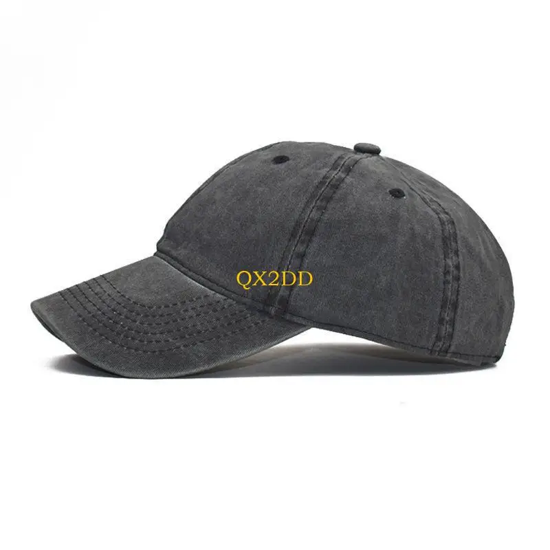 QX2D Verano Niño Color Sólido Ocio Aire Libre para Gorra Béisbol Niño Niña Algodón Transpirable Color C