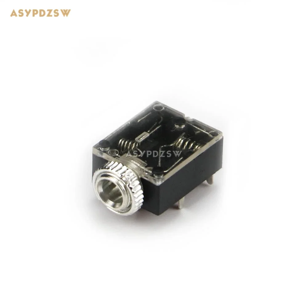 100 PCS Headphone jack 3.5 Audio jack PJ-324M Straight pin With a screw 5-pin female PJ-324