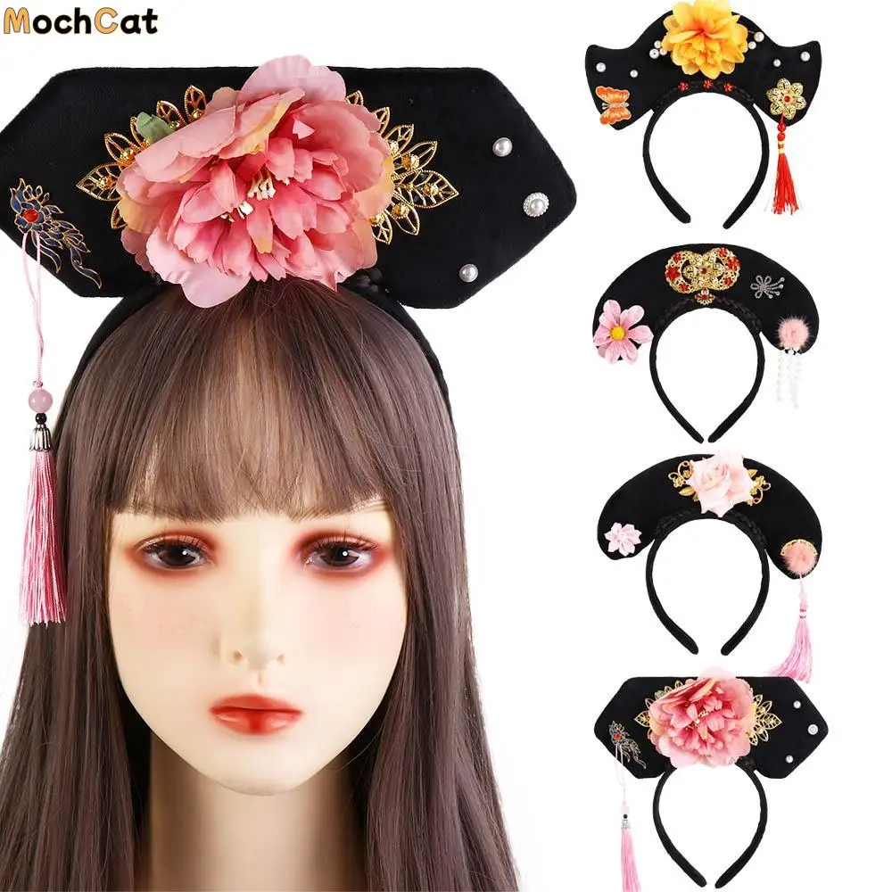 

Antique Headdress Tassel Royal Court Headwear Chinese Style Headwear Ancient Style Headwear Antique Headband Hanfu Hair Hoop