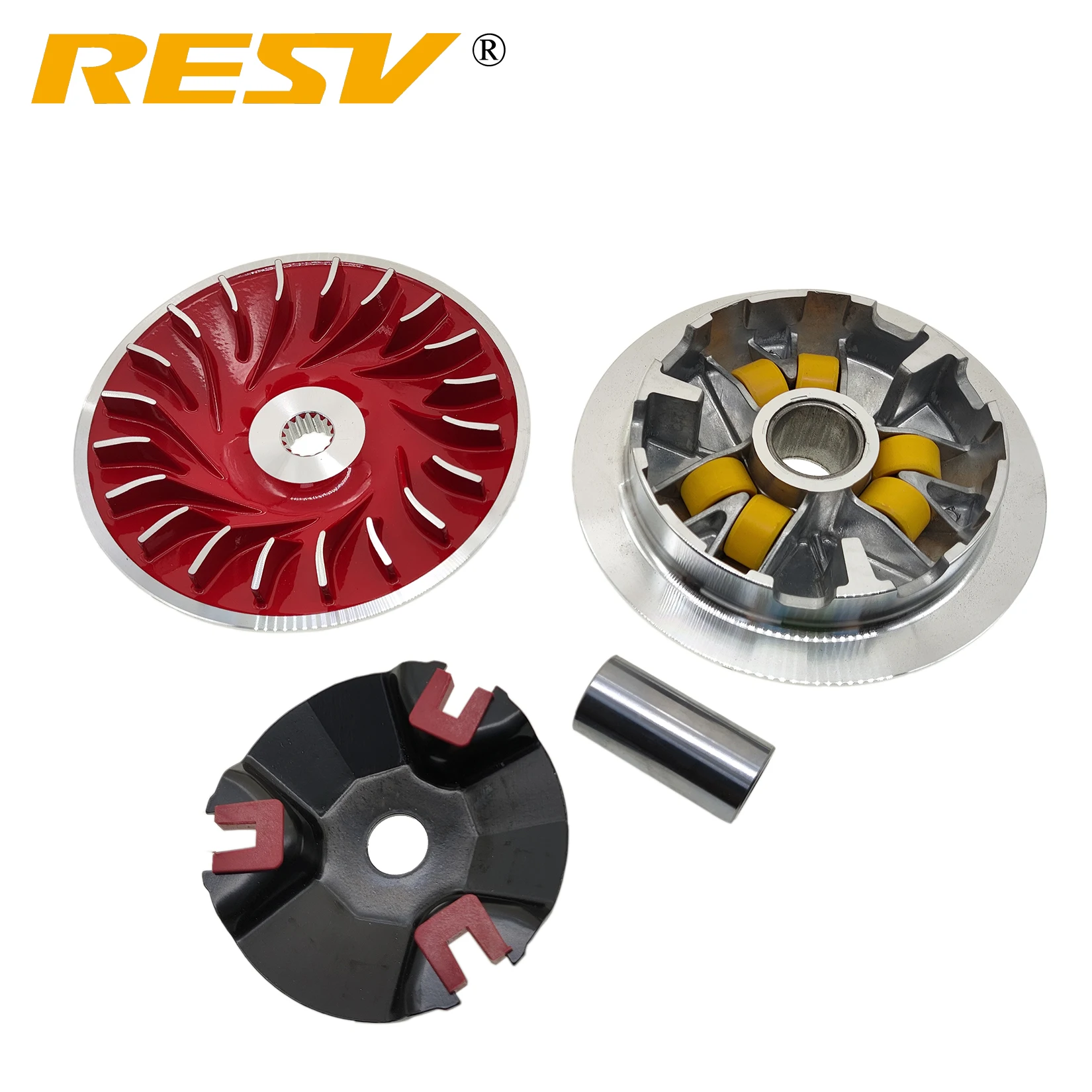 RESV for Yamaha NMAX125 NMAX150 NMAX155 14.4g Roller MBK OCITO N-MAX NMAX TRICITY 125 155 Variator Drive Face Pulley Assy