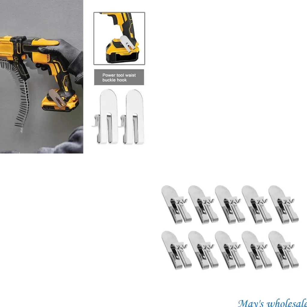 

Practical Replacements Belt Hook Clips Power Tool Accessory For 18V Power Tool Including DCF620B And DCF622M2 448A