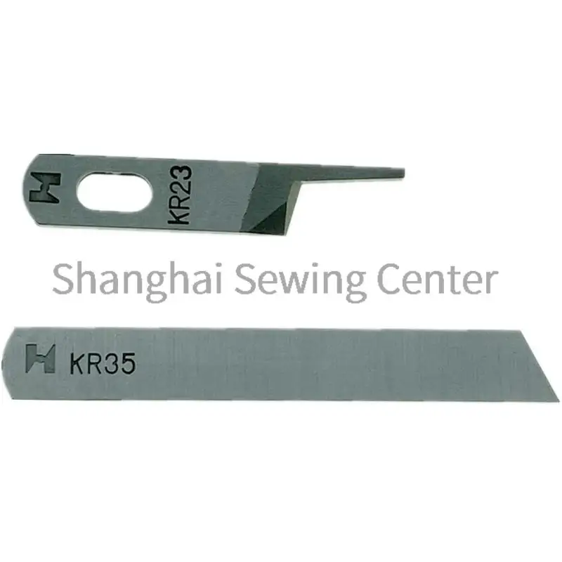 10PCS KR35 KR23 Upper Knife Lower Knife Strong H High Quality Blade for Siruba Pegasus 737 747 757 Three Wire Four Wire Overlock