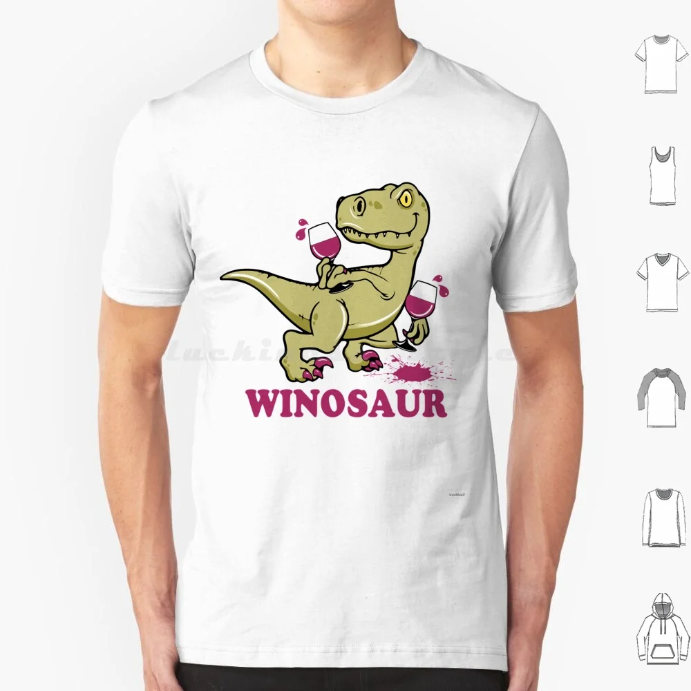 Winosaur camiseta hombres mujeres niños 6xl Winosaur amantes del vino vino para amantes del vino Cabernet Merlot Malbec dinosaurio lindo dibujos animados rojo