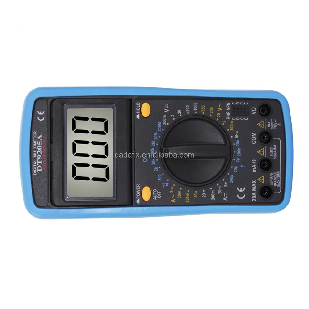 DT9205A High Precision Electrical Multifunctional Digital Multimeter F15B+ for HVAC TOOL Parts Measuring Capacitance Multimeter