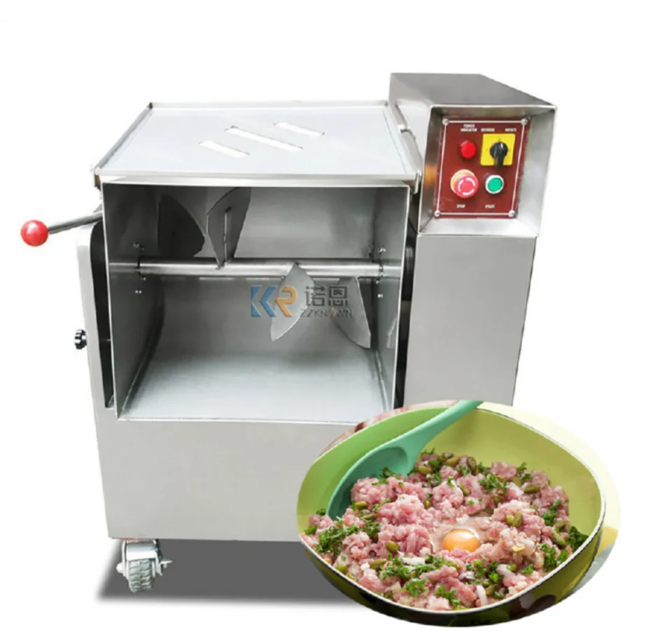 

New Stainless Steel Electric Stuffing Machine Meat and Vegetable Seasoning Mixer 70L Capacity Dumpling Sausage Ttuffing Machine