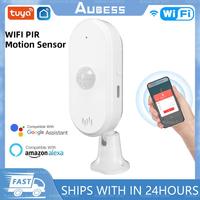 Tuya WIFI PIR Motion Sensor Detector Movement Alarm Smart Life APP Wireless Home Automation System Work With Alexa Routine Set