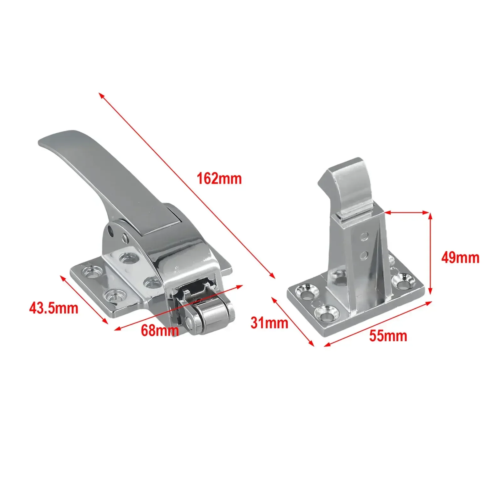 Peace Of Mind Guaranteed With The Secure Adjustable Latch Handle For Walk In Freezer Cooler Keep Your Belongings Safe