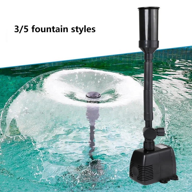 Koi pond landscaping rockery landscape pool pumping circulation fountain submersible pump