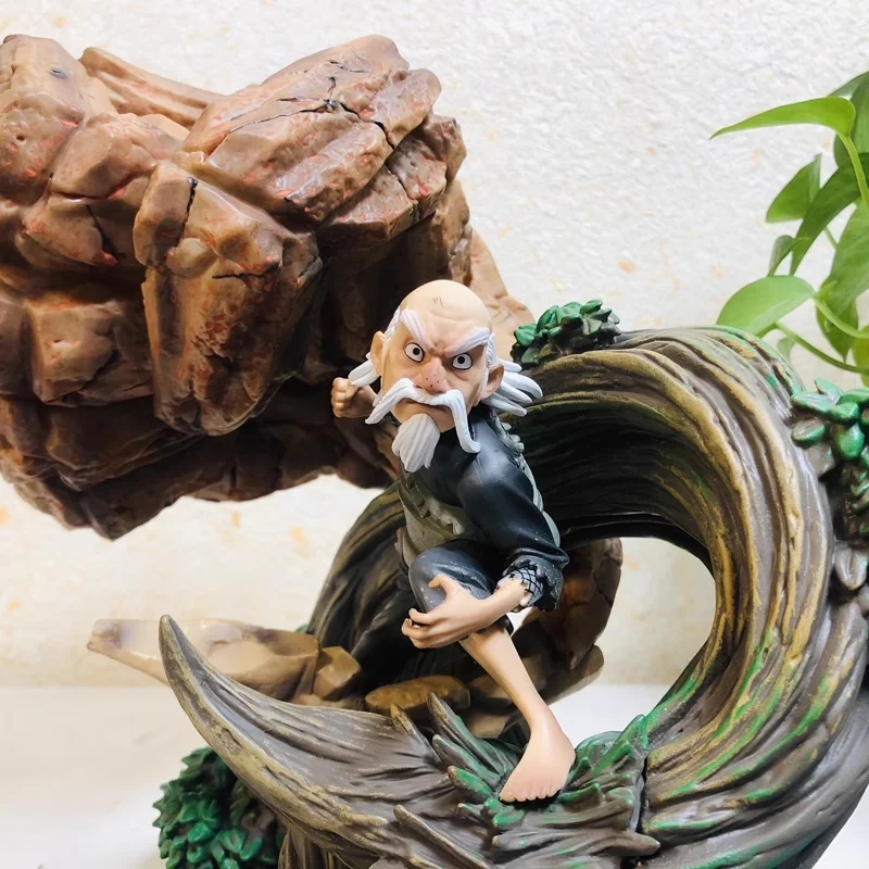 

NARUTO Anime 25cm Figurine Ohnoki Action Figures The Third Generation Tsuchikage Ohnoki Ninkai Taisen PVC Statue Model Toys