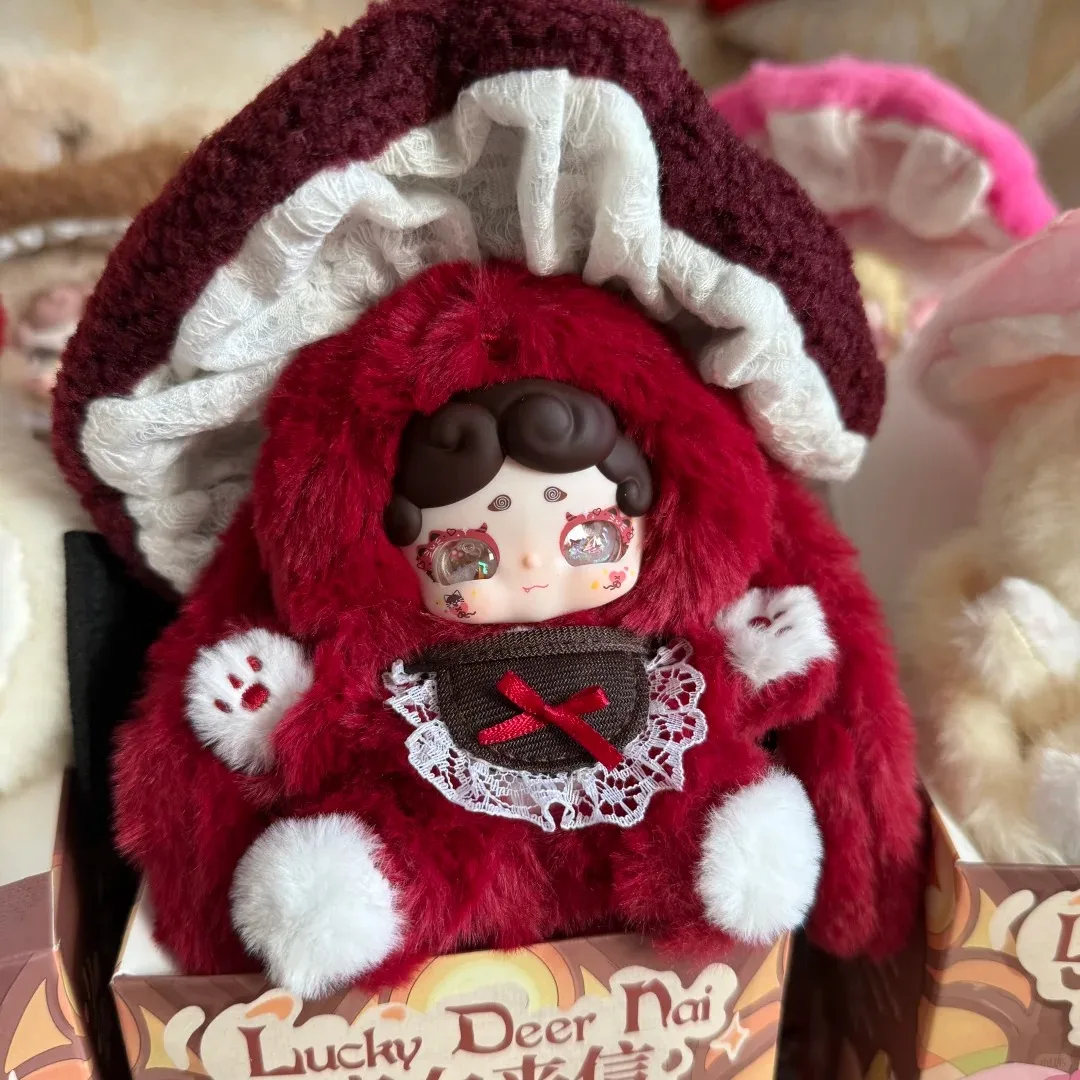 

Письмо от ведьмы, слепая коробка LuckyDeerNai, загадочные игрушки, кукла-мессенджер ведьмы, грибная виниловая модель, детские подарки, сумка, кулон