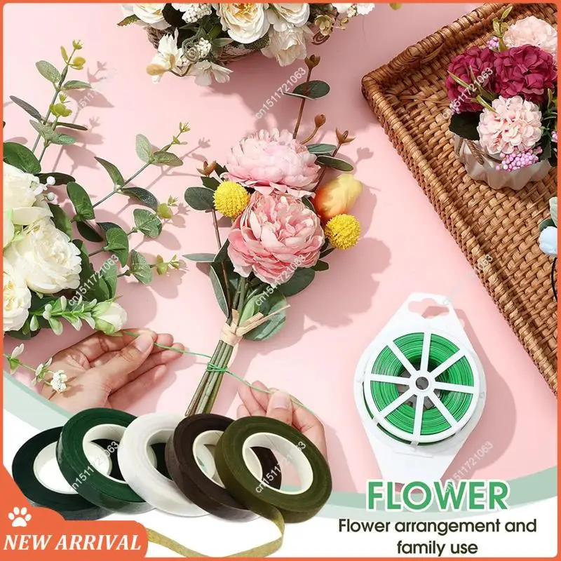 ¡Empción! Kit de herramientas de arreglo floral, eliminador de espina de rosa, podadora de árboles, guantes de podar, calibre 22/26, poste de alambre de paleta, Pin de ramillete