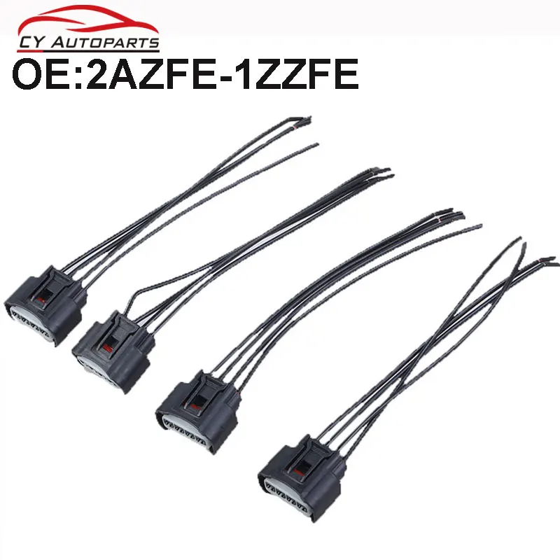 

Новинка, 4 шт., гнездовой разъем катушки зажигания для Toyota Lexus 2AZFE-1ZZFE 2AZFE1ZZFE