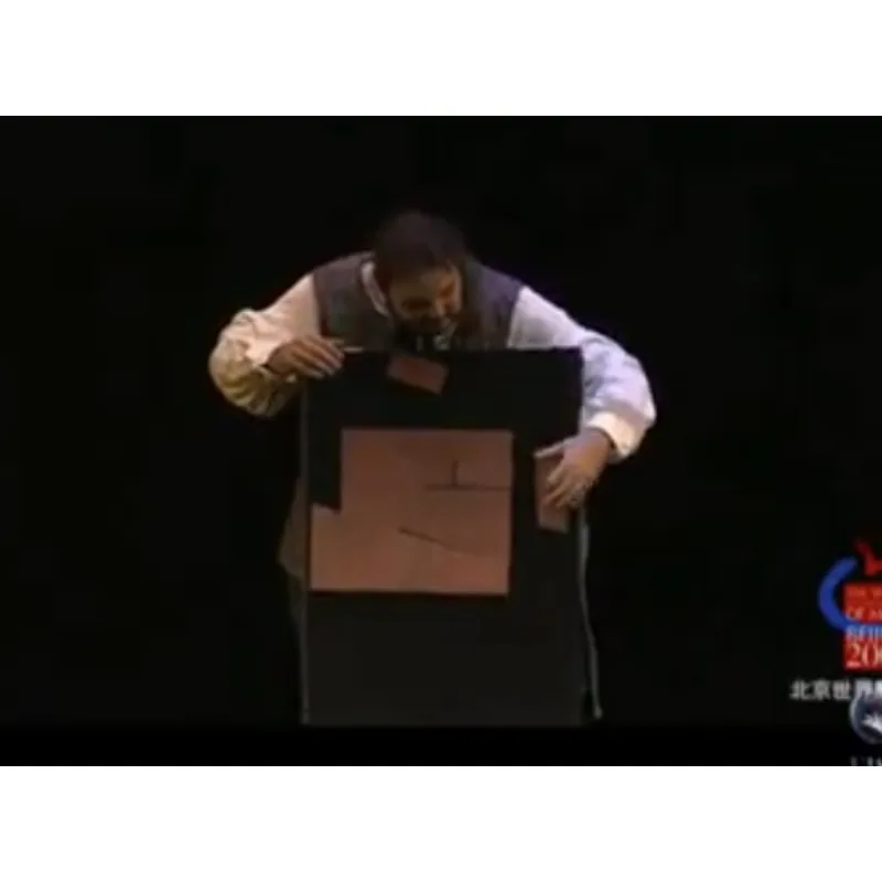 魔法のエリクサー パズルボックス 巨大ステージイリュージョン小道具 マジシャン向け 面白い組み立てブロックトリック、ミステリーギミック、プロのマジックショー