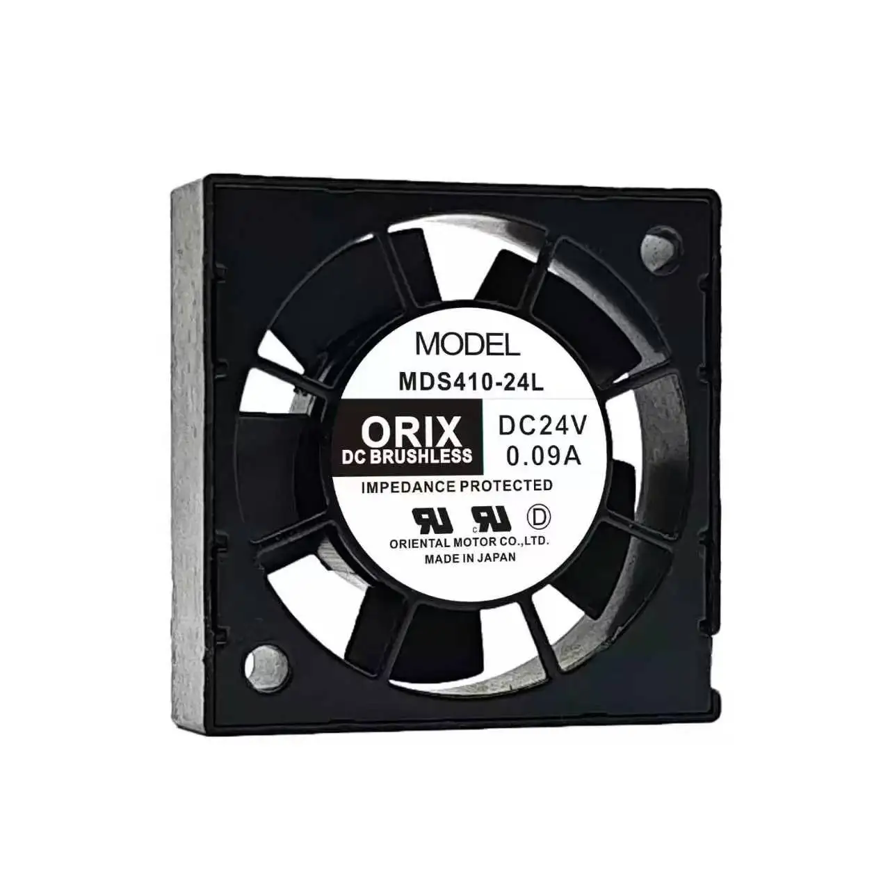 For ORIX MDS410-24L DC 24V 0.09A Oriental Motor 4010 40mm Server Industrial Axial Cooling Fan Made in Japan cURus