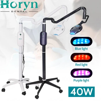 40W 8 Leds Dental Touch Display Screen Teeth Whitening machine 3 colors moveable…