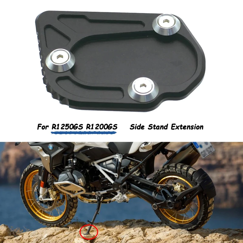 

Motorcycle CNC Kickstand Foot Side Stand Extension Pad For BMW R1250GS R1200GS LC R 1250GS R1200 GS r1250gs r1200gs lc 2013-