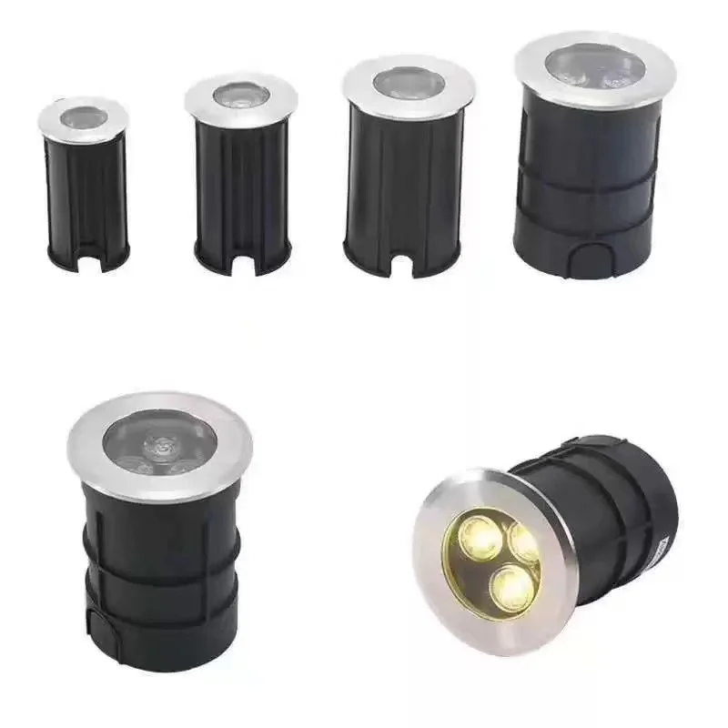 1W3W LED IP68 Wasserdicht Schwimmbad Brunnen Teich Quadratische Unterwasser Licht Garten Unterirdischen Lampe Pathway Deck Spot Beleuchtung – Detail 2