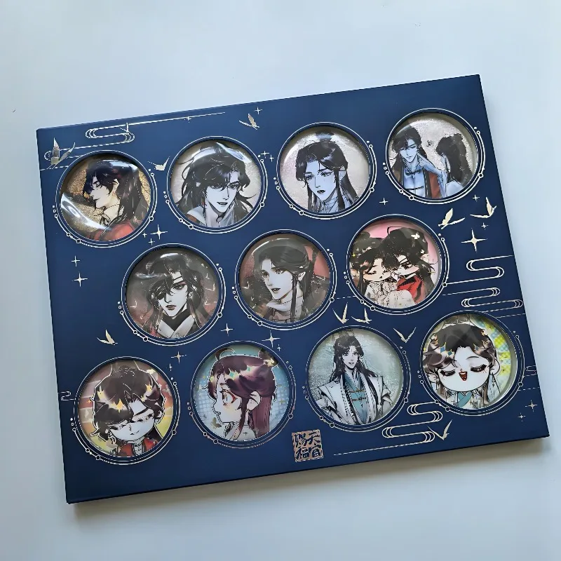 Bilibili Heaven Official's Blessing Comic Badge Third Set of Boxes Xie Lian Hua Cheng Peripherals Baji Gu Zi Tian Guan Ci Fu