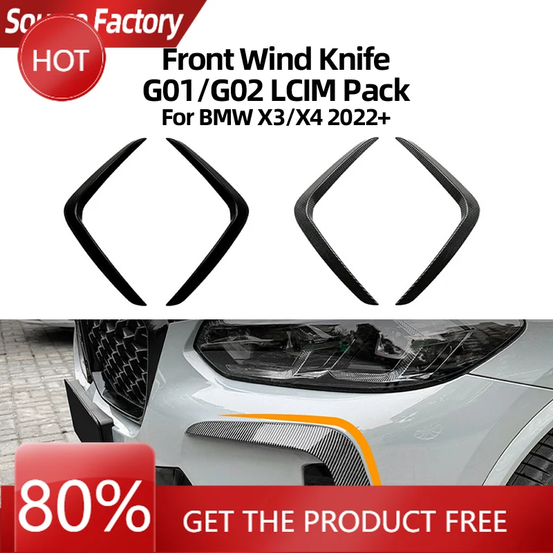 

Гоночные грили, ГОРЯЧАЯ ПРОДАЖА, высокое качество для BMW X3 X4 G01 G02 Lci 2022+, модель, передняя ветрозащитная лопасть, автомобильная наклейка, внешняя модификация