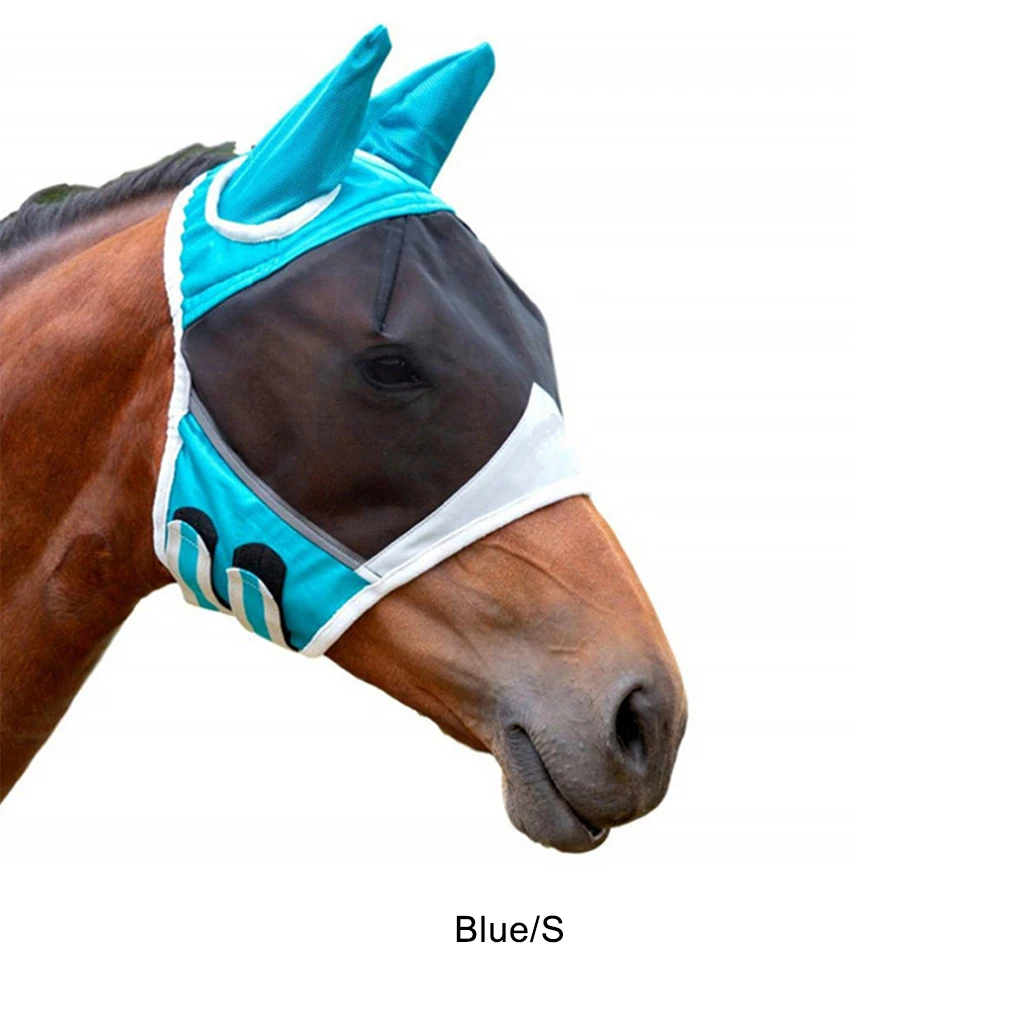 Professional Grade Horse Fly Mask - Comfortable And Adjustable Stylish Fly Mask For Horses Durable