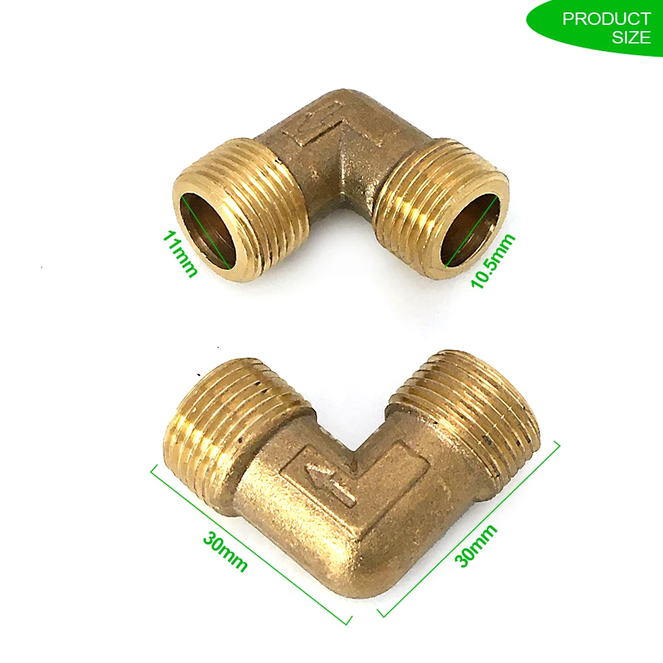 Varilla de tubo de conexión de 2 piezas, 11x10,5mm para compresor de tornillo, válvula L 7, Hardware de cobre, herramientas eléctricas, piezas de repuesto, accesorios, envío rápido