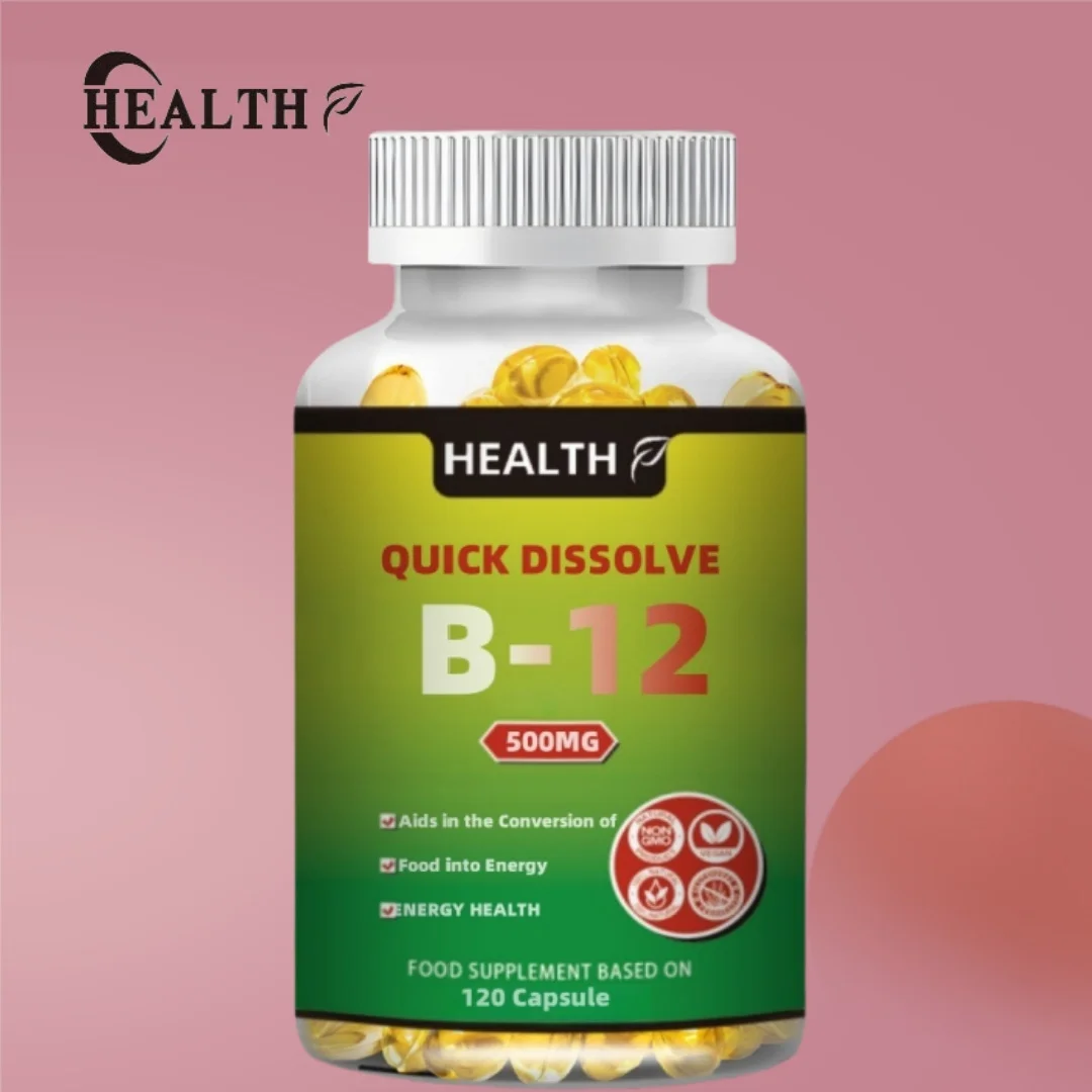 Hot Selling Vitamin B12 (Methylcobalamin) 2000mcg, 240 Capsules - Vegetarian Caps, Non-GMO, Gluten Free B12 Supplement